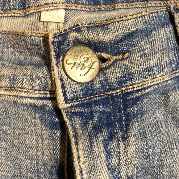 VINTAGE M2F BLUE BOOTCUT DENIM JEANS SZ 26/6 - Picture 5 of 10